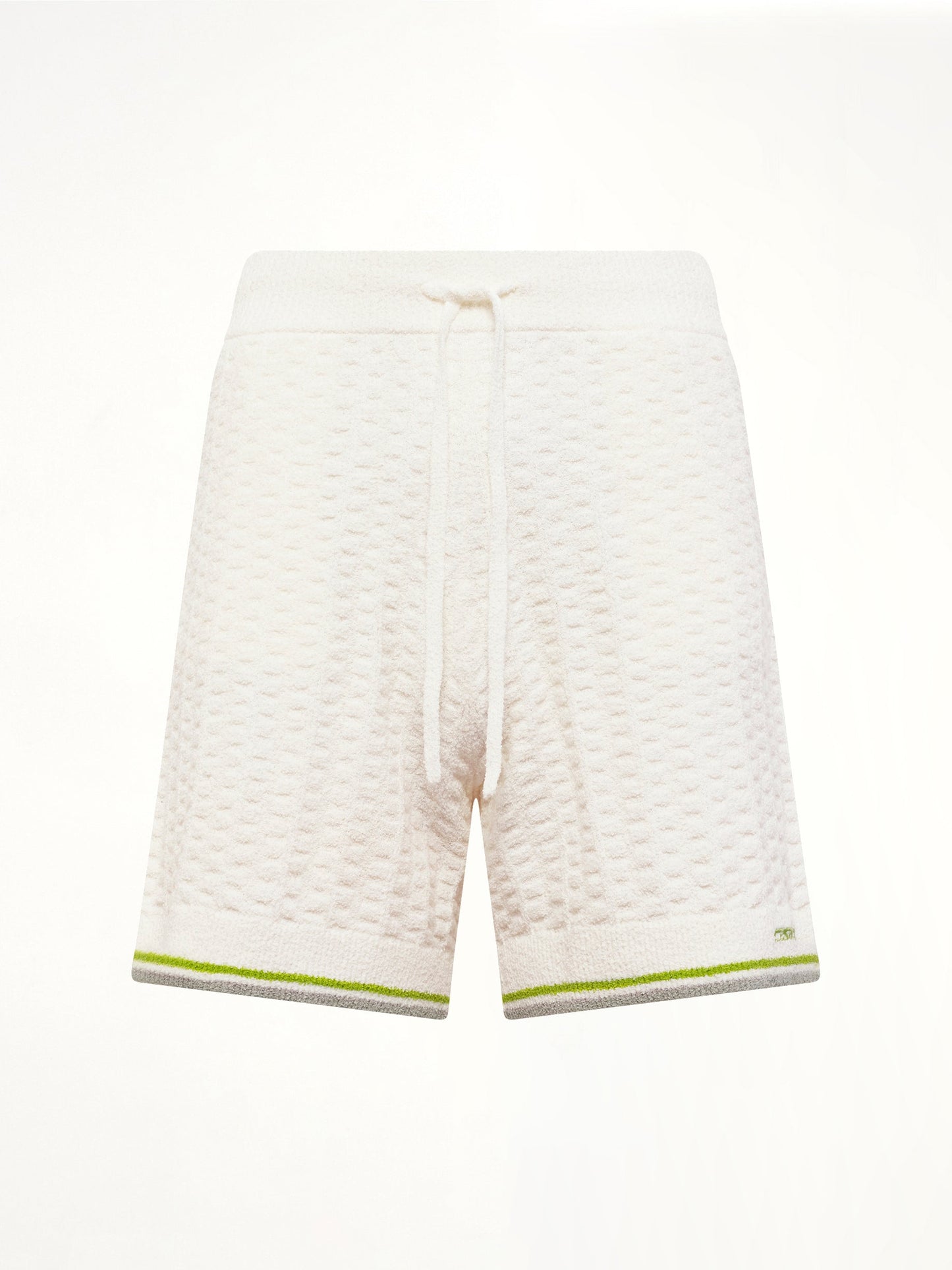 CASABLANCA Tennis Boucle Shorts (White)