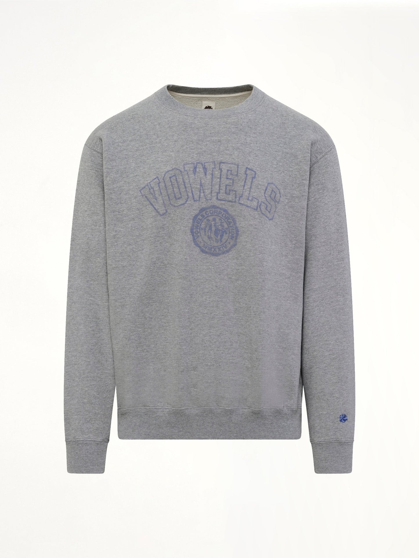 VOWELS Faded Collegiate Sweatshirt (Grey)