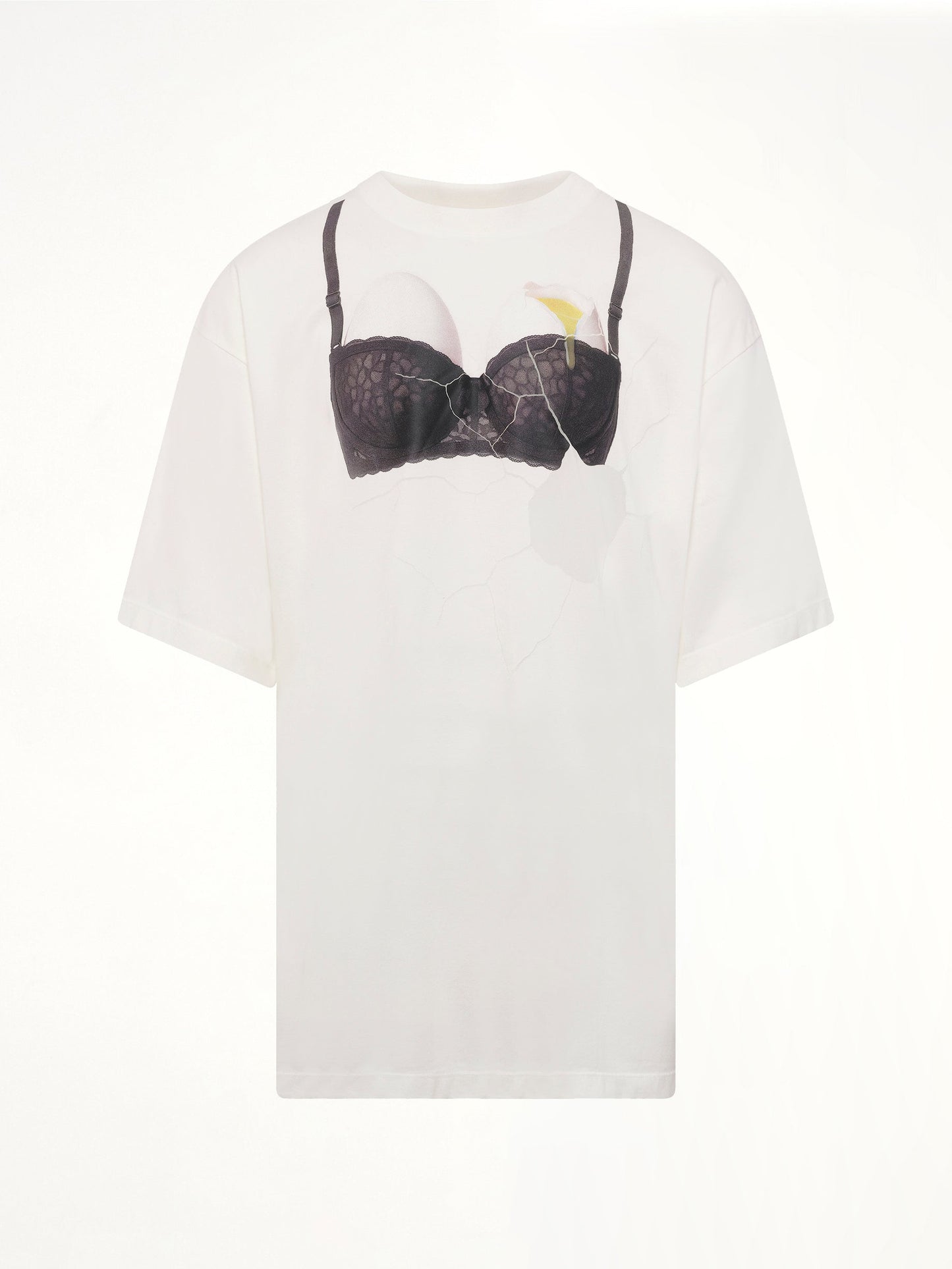 DOUBLET Egg Bra T-Shirt (White)