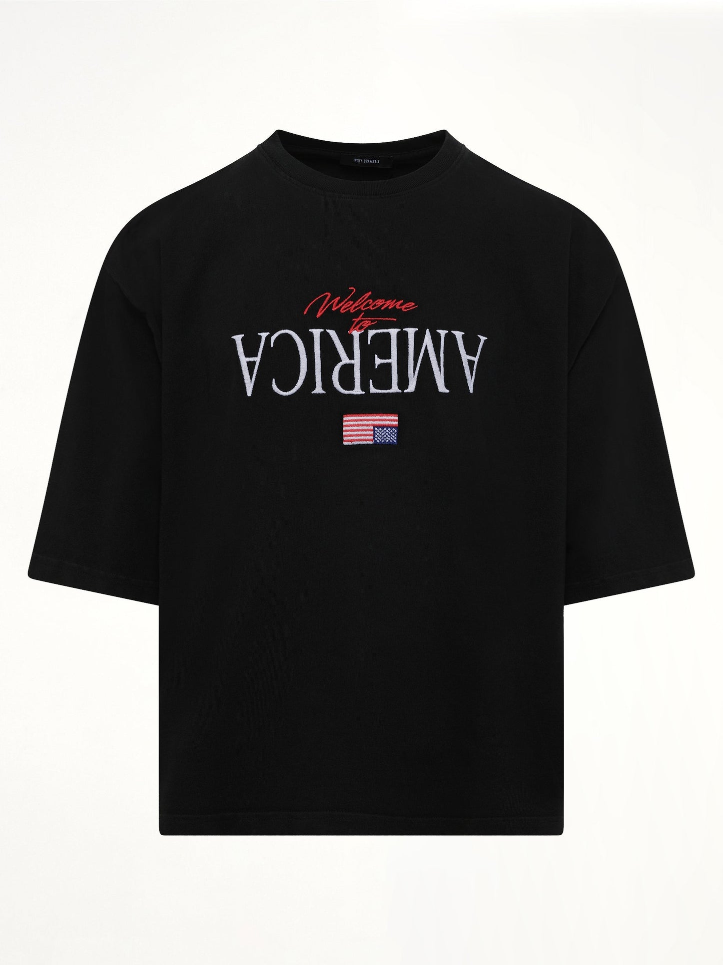 WILLY CHAVARRIA Welcome To America Buffalo T-Shirt (Black)
