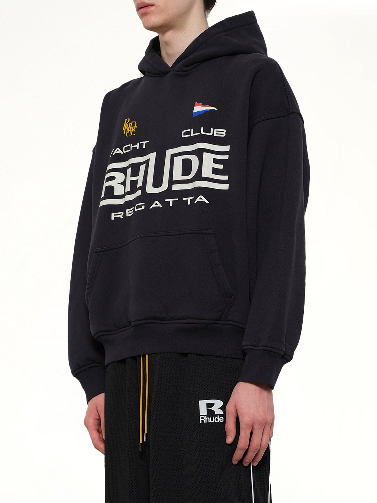 Rhude Regatta Club Hoodie (Black)