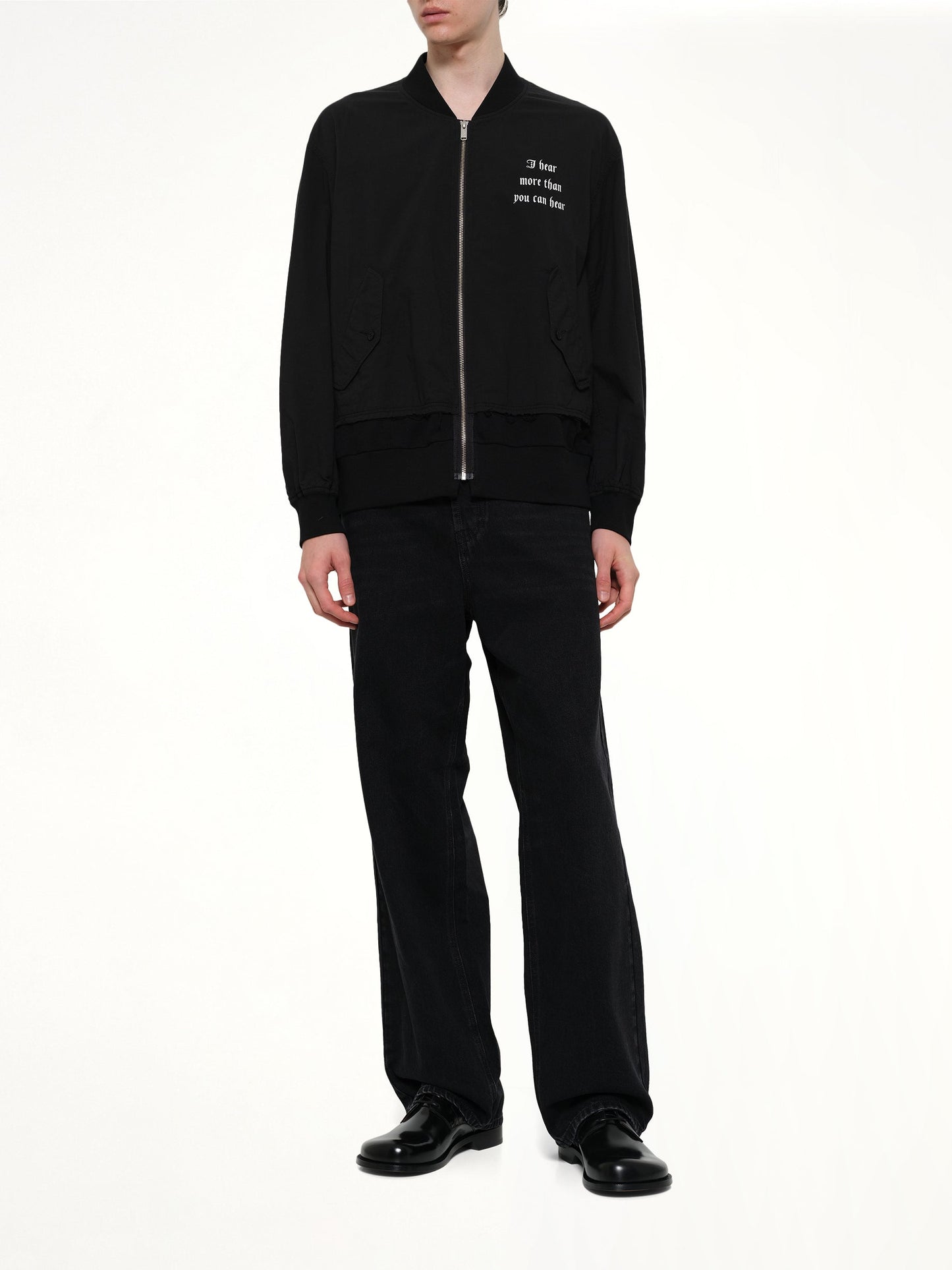 UNDERCOVER I Hear Bomber Jacket (Black)