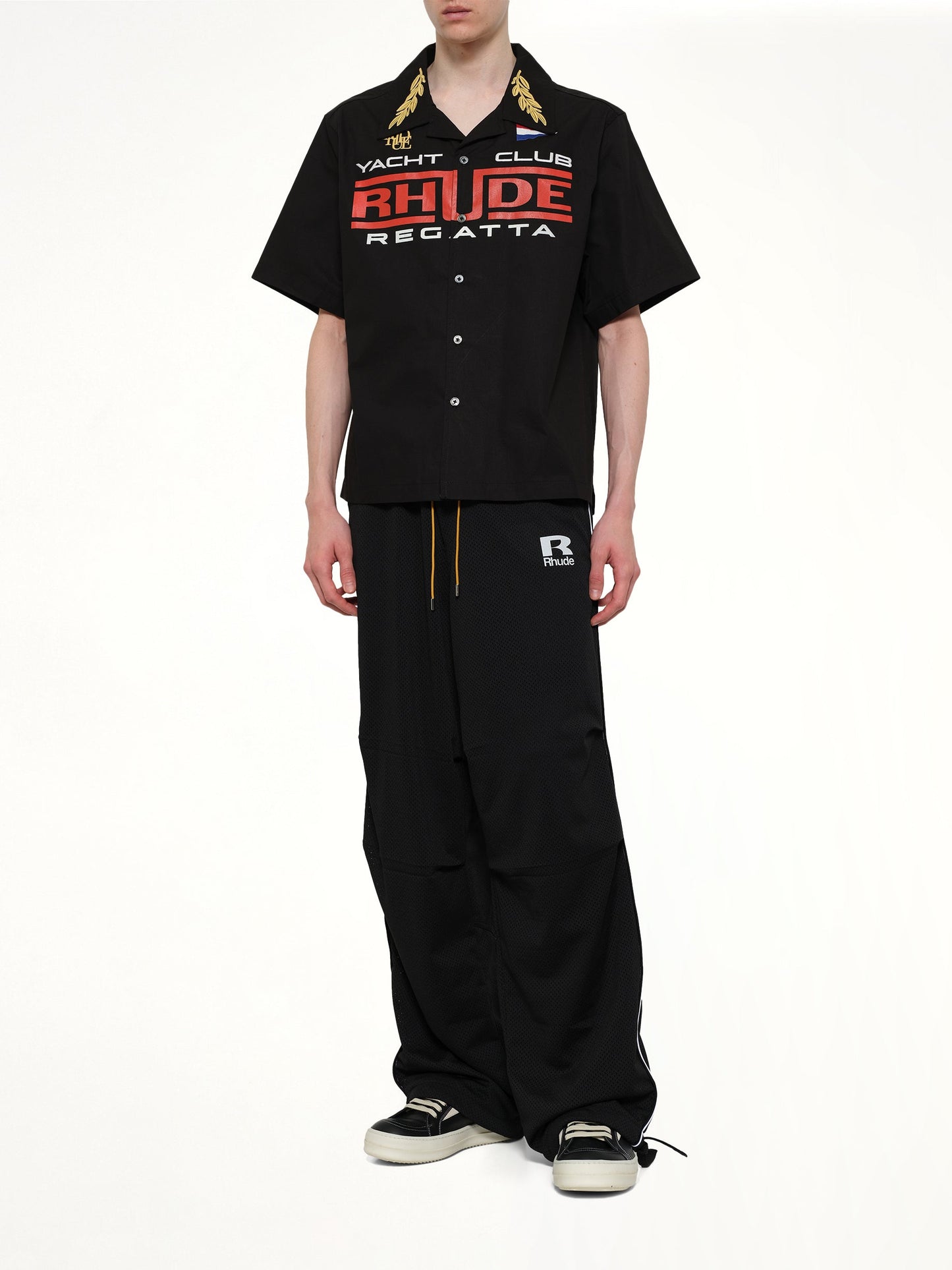 Rhude Regatta Club Shirt (Black)