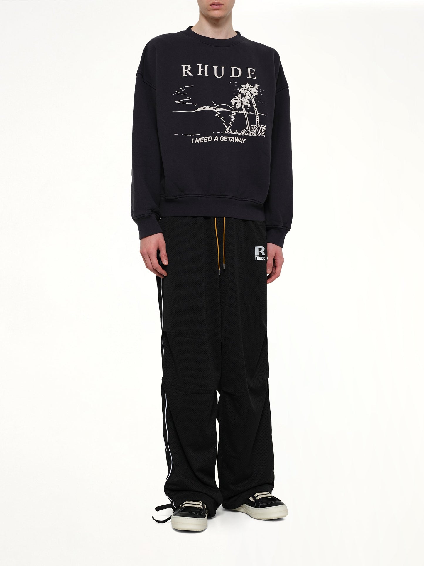 RHUDE I Need A Getaway Sweatshirt (Black)