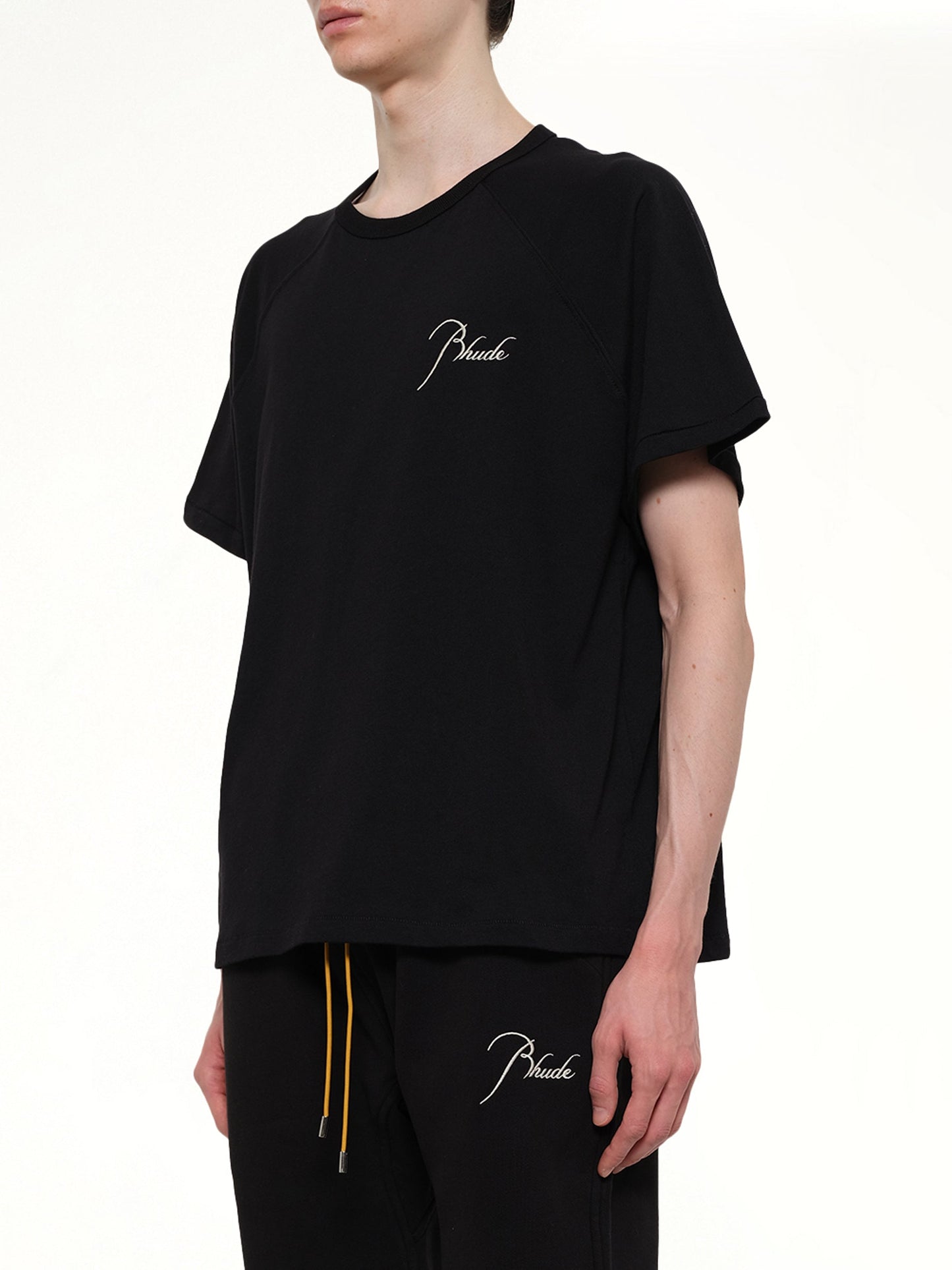 RHUDE Classique Raglan T-Shirt (Black)