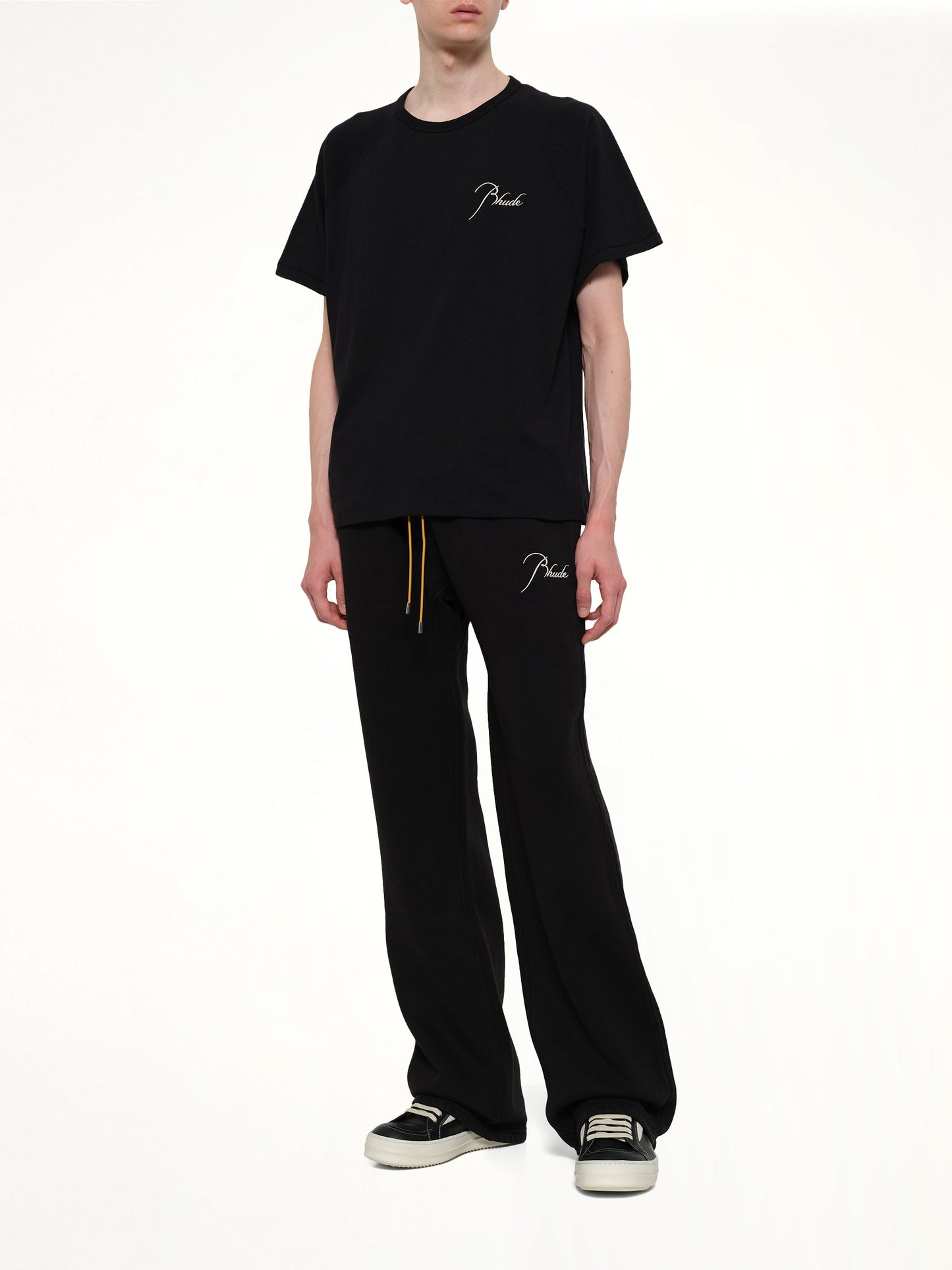 RHUDE Classique Raglan T-Shirt (Black)