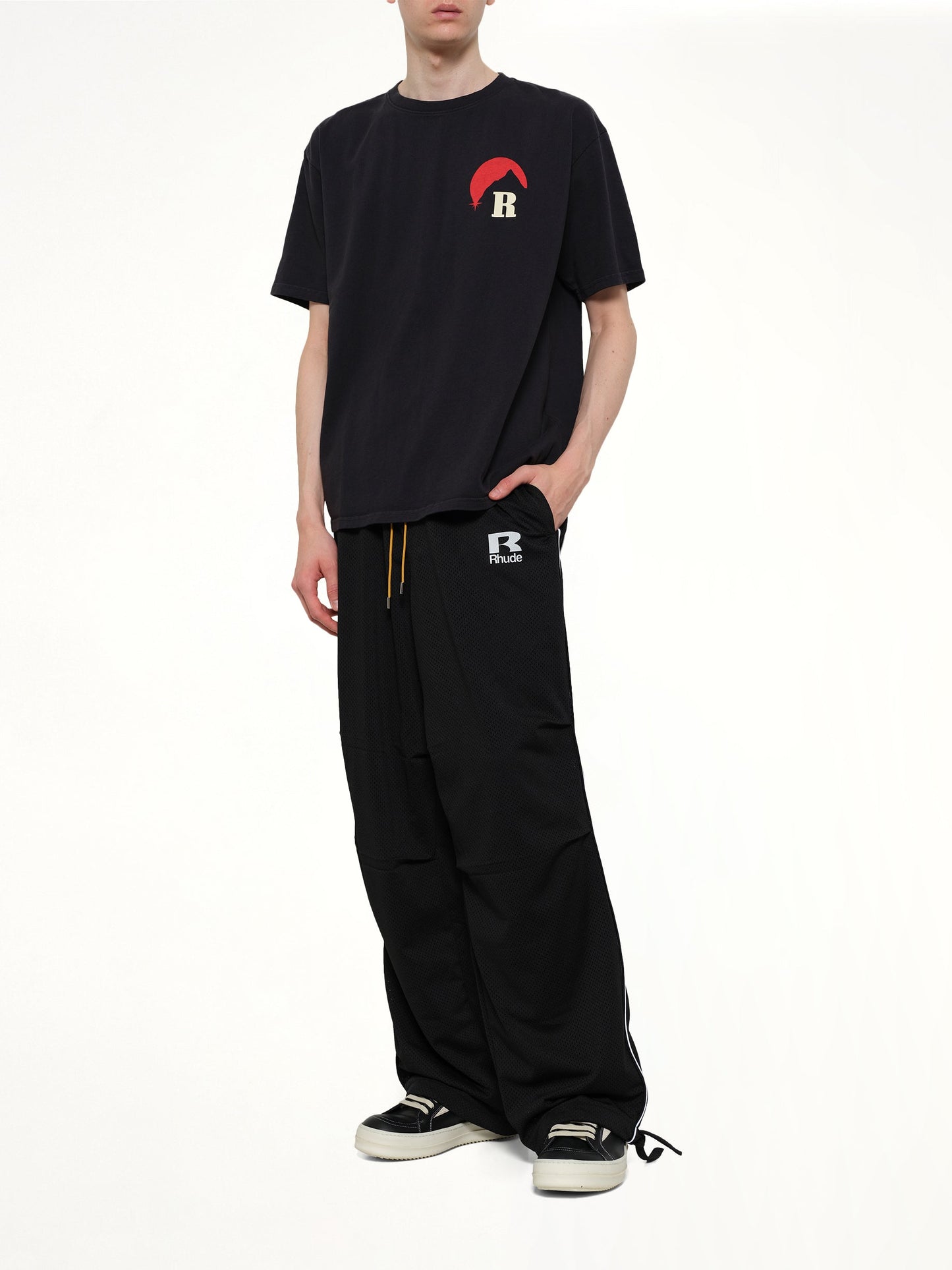 RHUDE Moonlight Regatta T-Shirt (Black)