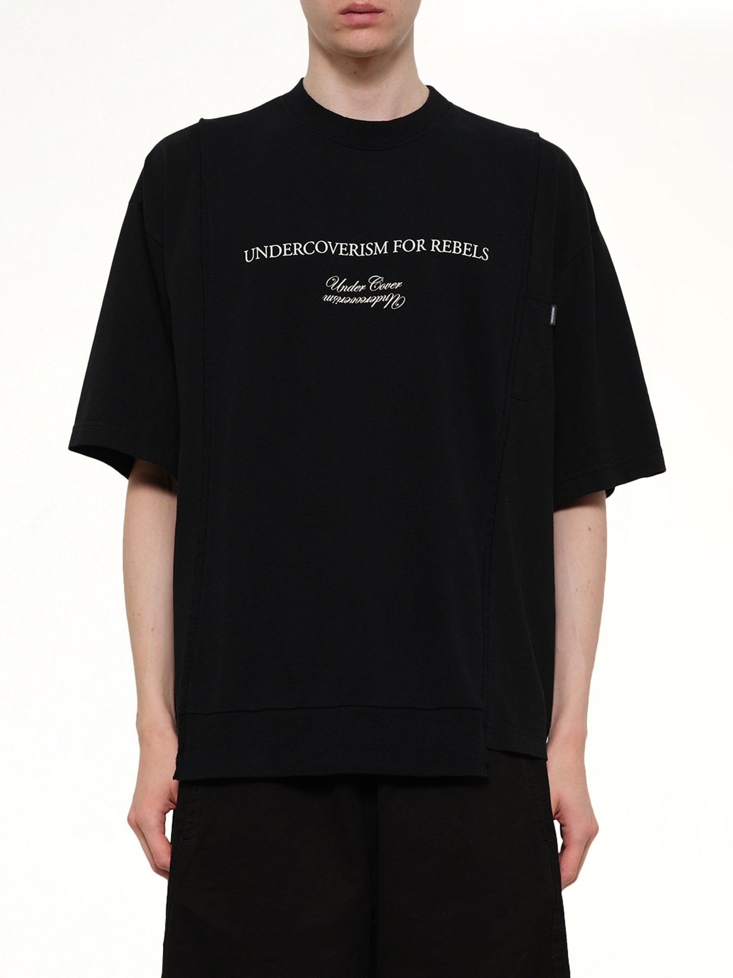 Image of T-Shirts. Product name - Undercoverism for Rebel T-Shirt in Black colour by brand - UNDERCOVER