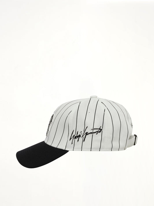 Y-3 Pinstripe Cap (White)