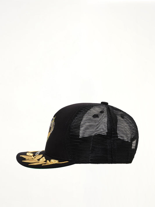 RHUDE Montenegro Regatta Trucker Hat (Black)