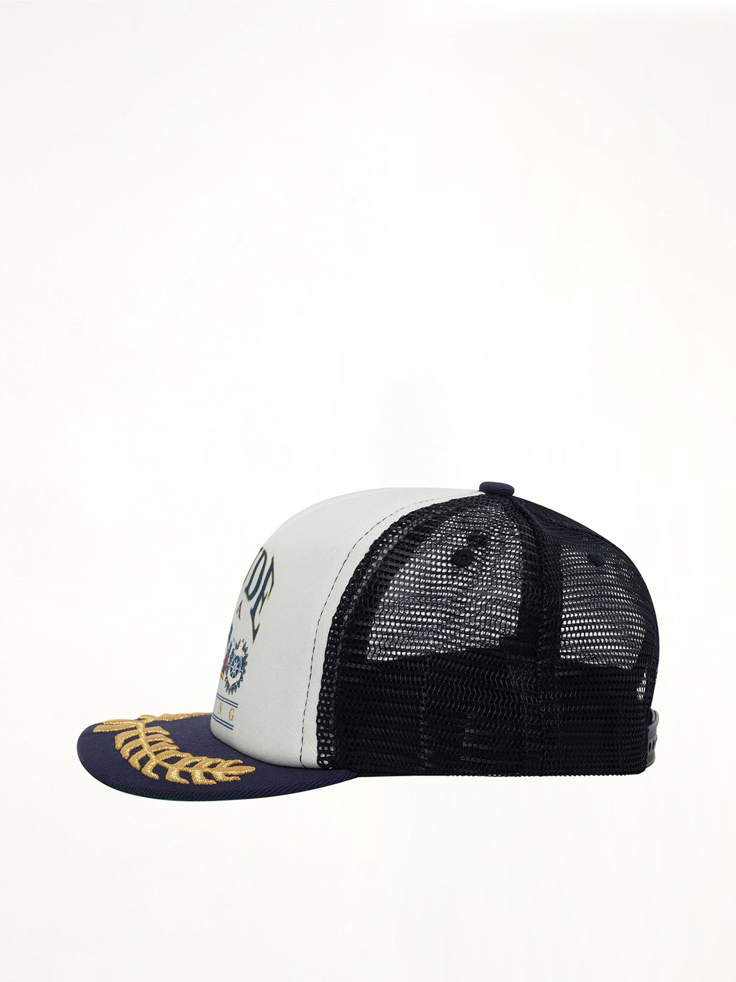 RHUDE USA Sailing Icon Trucker Hat (Navy)