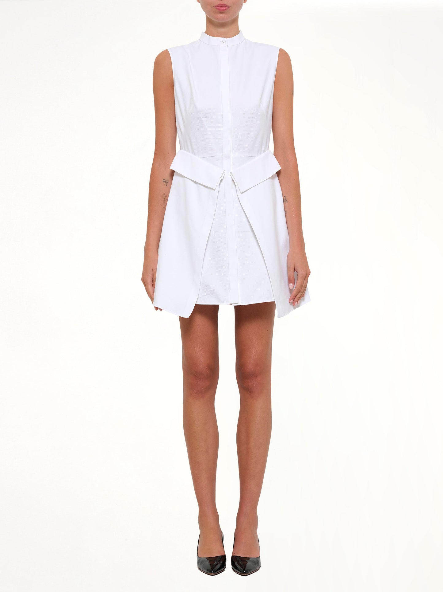 ALEXANDER MCQUEEN Layered Mini Dress (White)