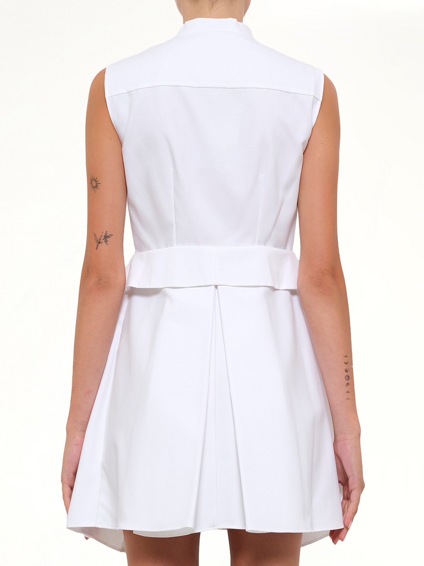 ALEXANDER MCQUEEN Layered Mini Dress (White)