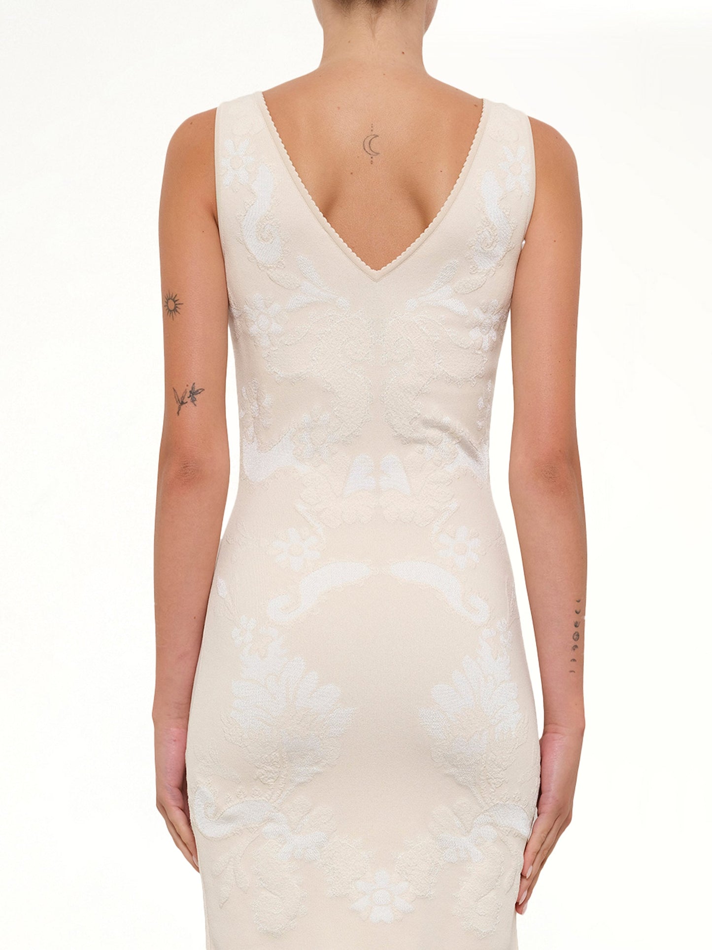 ALEXANDER MCQUEEN Mini Dress (Beige)