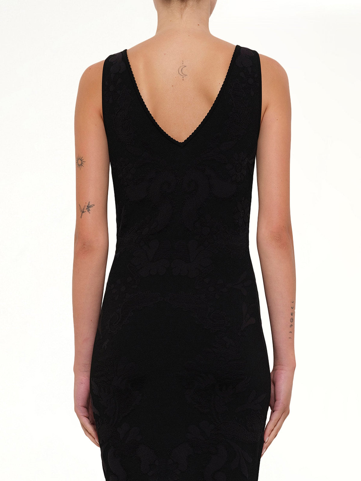 ALEXANDER MCQUEEN Mini Dress (Black)