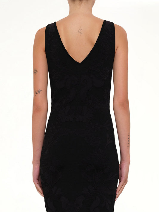 ALEXANDER MCQUEEN Mini Dress (Black)