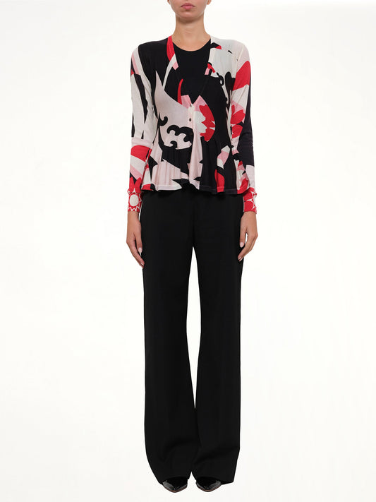 ALEXANDER MCQUEEN Knit Cardigan (Black)