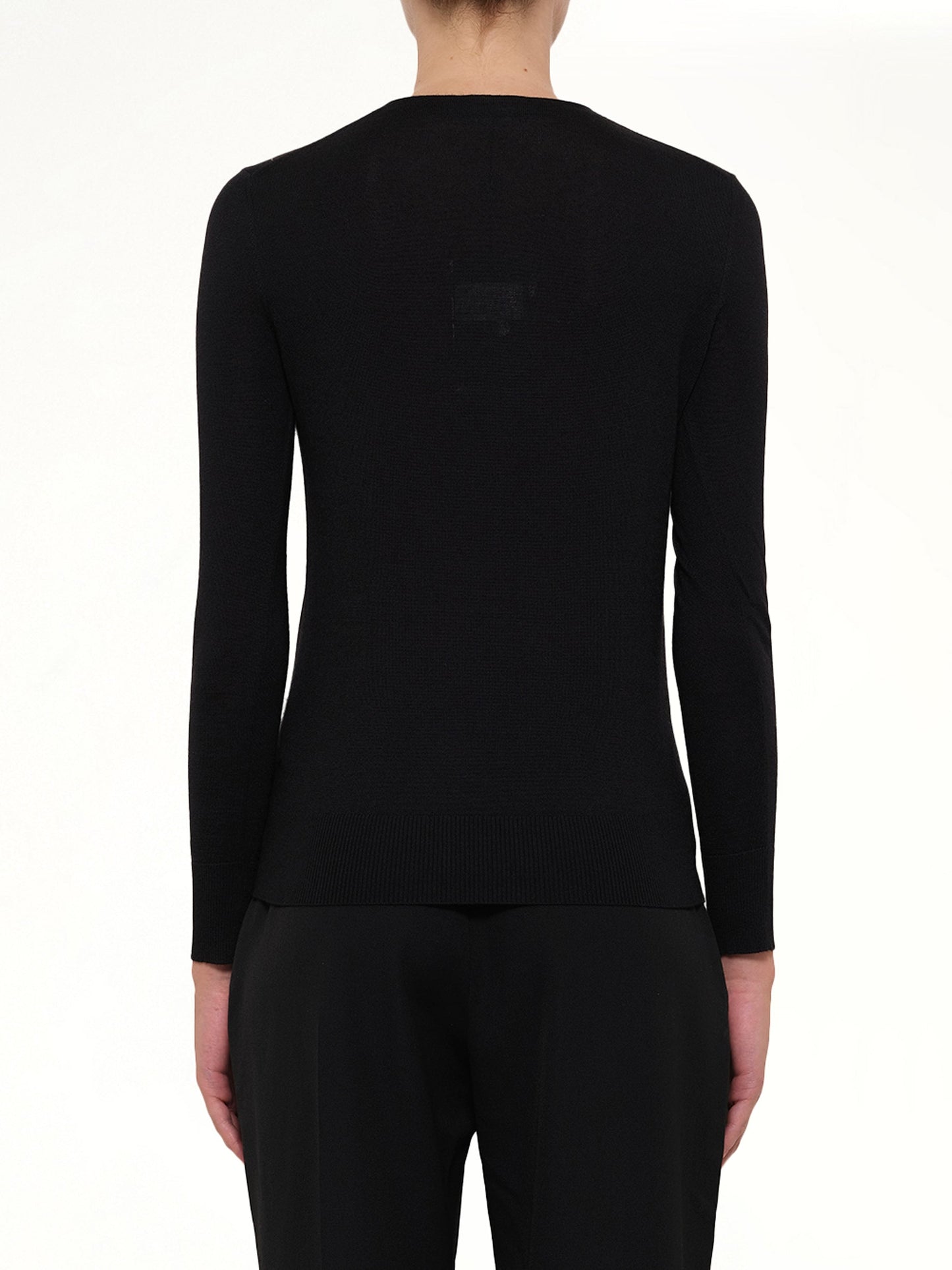 ALEXANDER MCQUEEN V Neck Cardigan (Black)