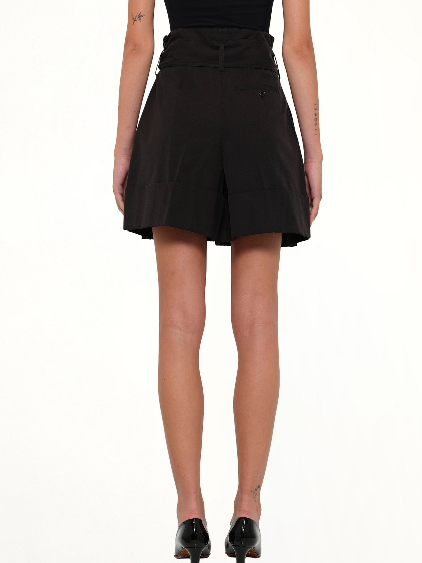 ALEXANDER MCQUEEN Cotton Shorts (Black)
