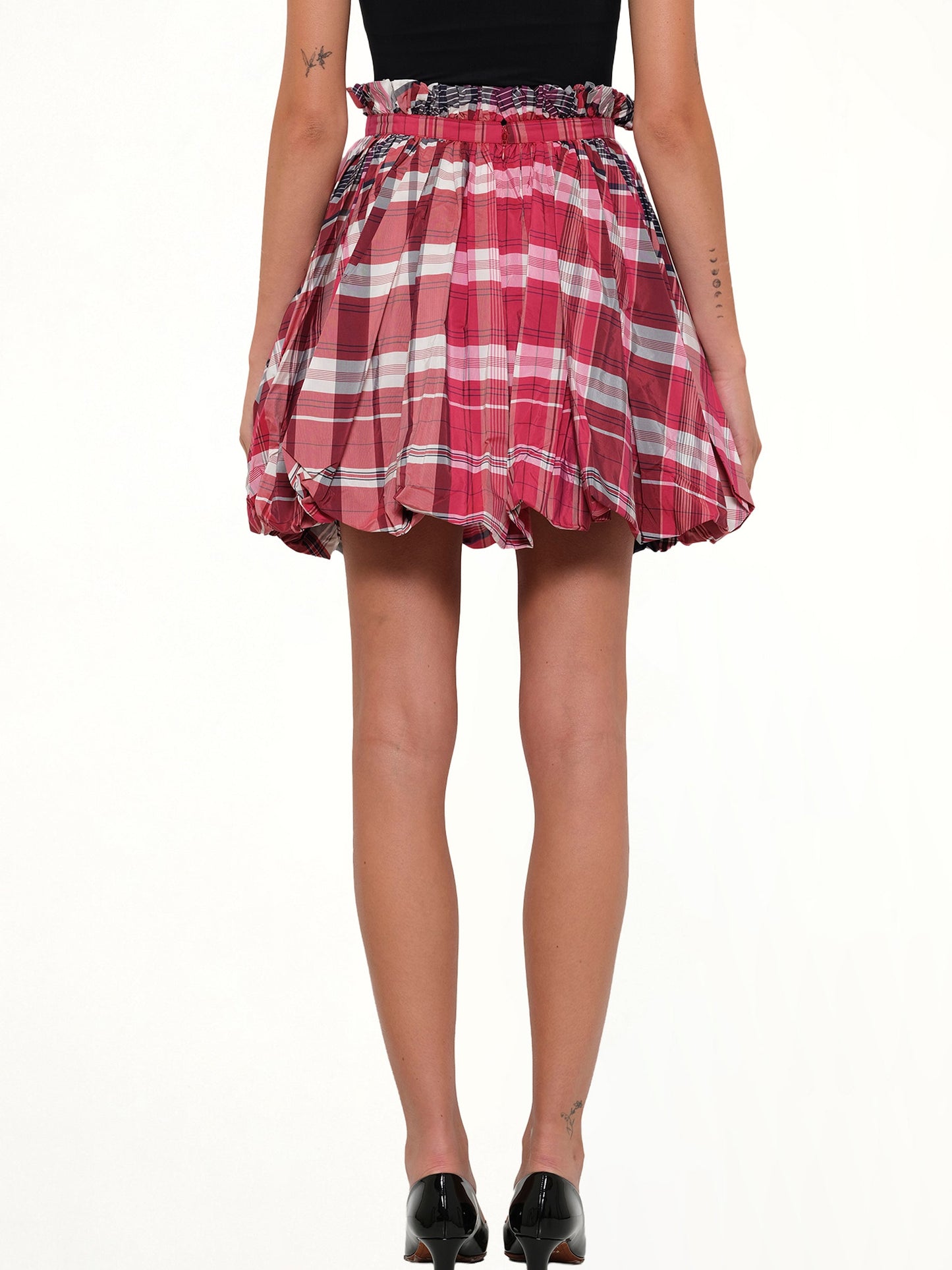 ALEXANDER MCQUEEN Amq Country Mini Skirt (Red)