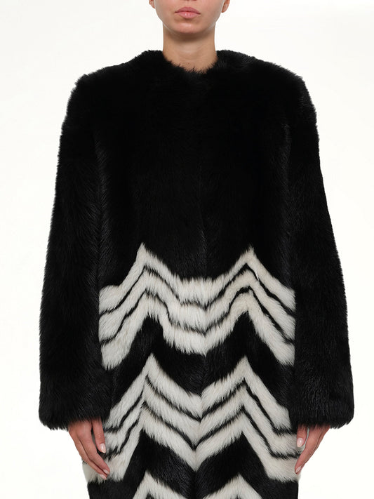 Image of a model wearing Shorts. Productname: Short Coat in Black colour by brand - GIVENCHY