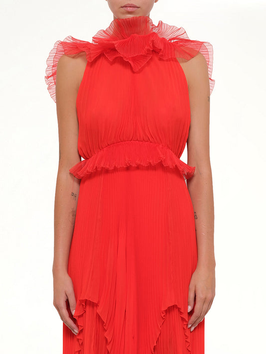 Image of Dresses. Product name - Pod Dress in Red colour by brand - GIVENCHY