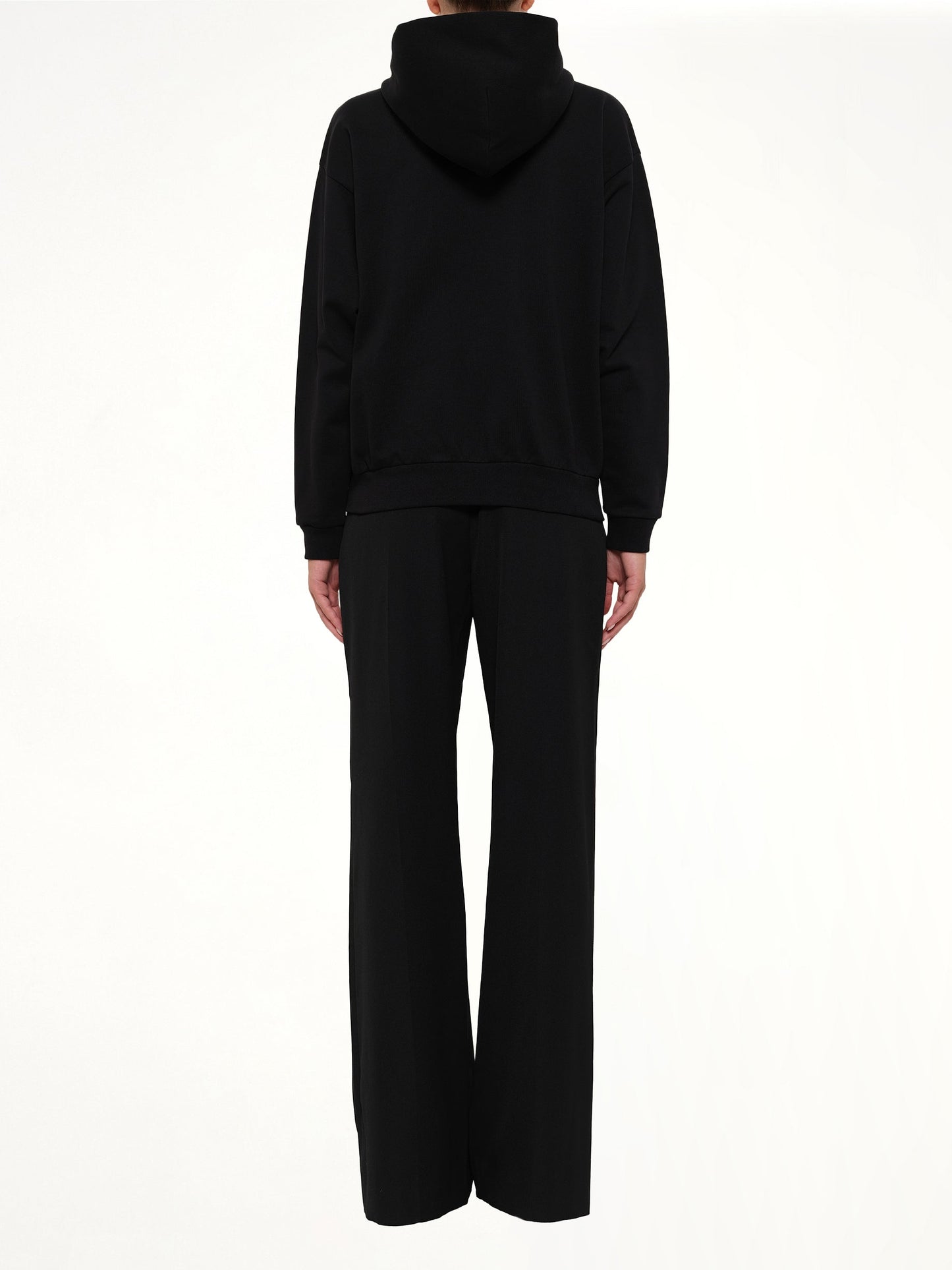 GIVENCHY Embroidered Zip Hoodie (Black)