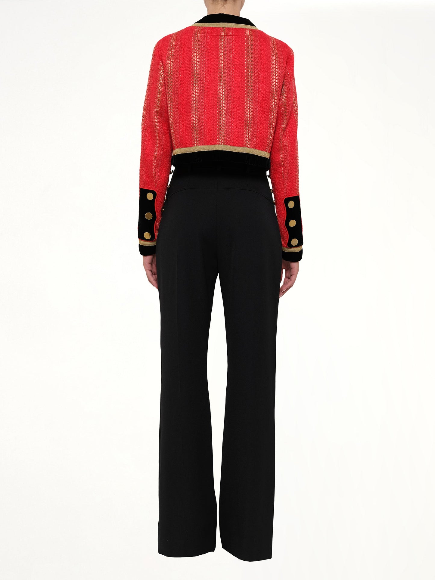 GIVENCHY Cropped Jacket (Red)