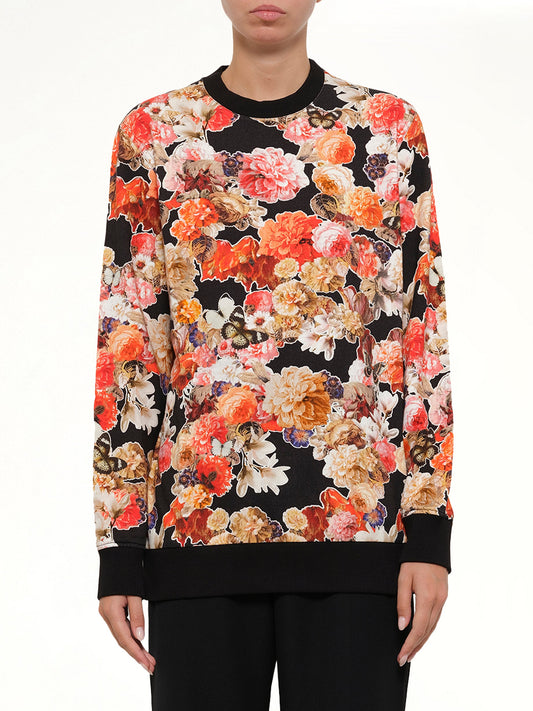 Image of a model wearing Outerwear. Productname: Givenchy Sweatshirt 15Y7717488 in Black colour by brand - GIVENCHY