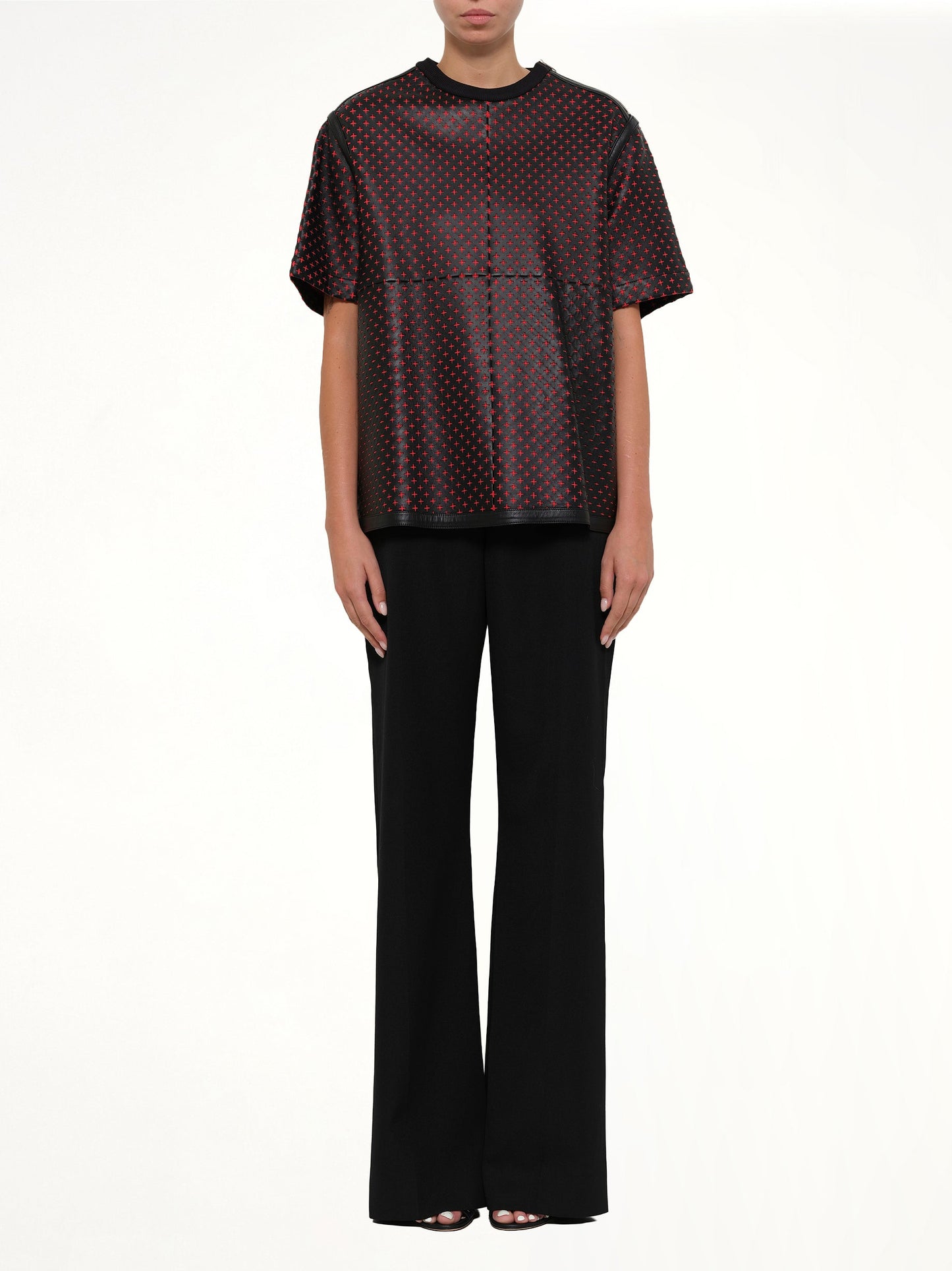 GIVENCHY Leather Top (Black)