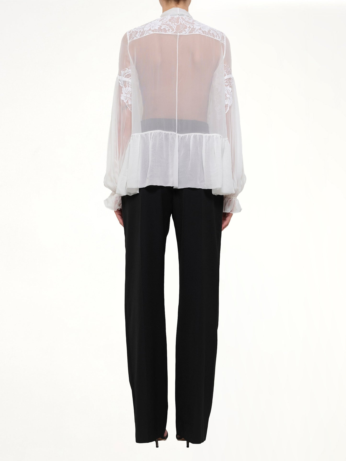 Givenchy Long Sleeve Tops (White)