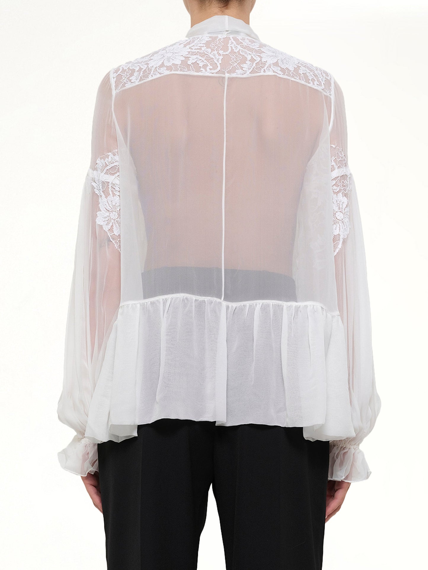 Givenchy Long Sleeve Tops (White)