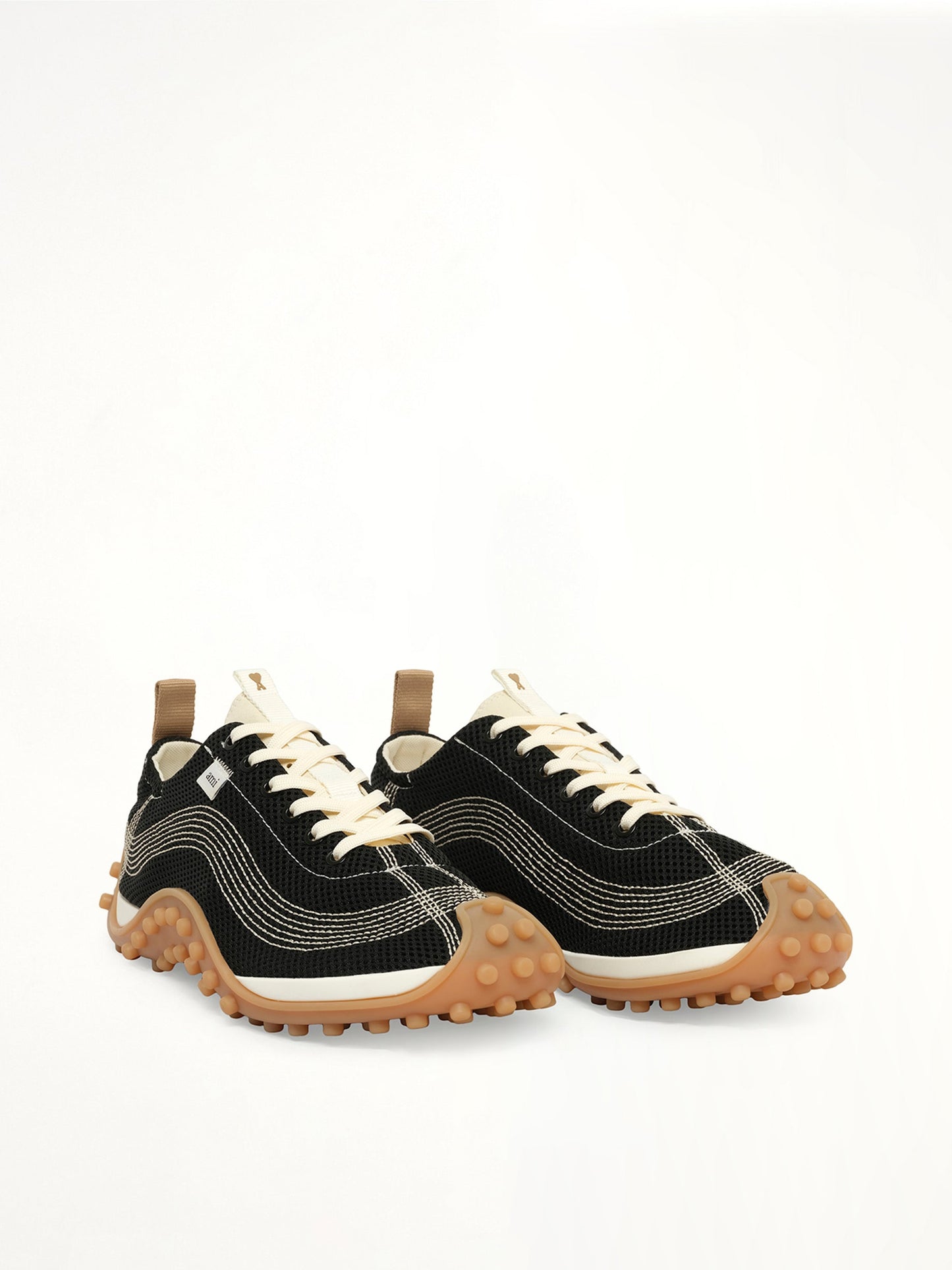 AMI PARIS Mirage Sneakers (Black)