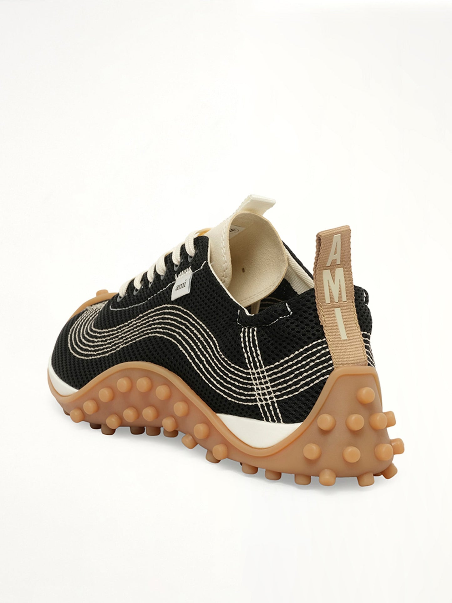 AMI PARIS Mirage Sneakers (Black)