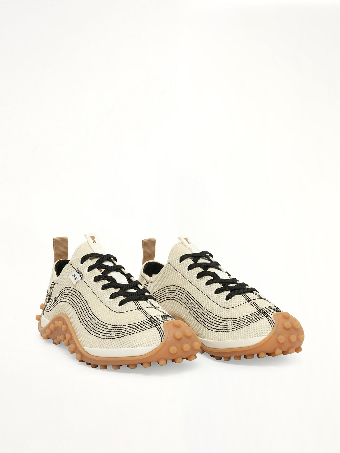 AMI PARIS Mirage Sneakers (White)