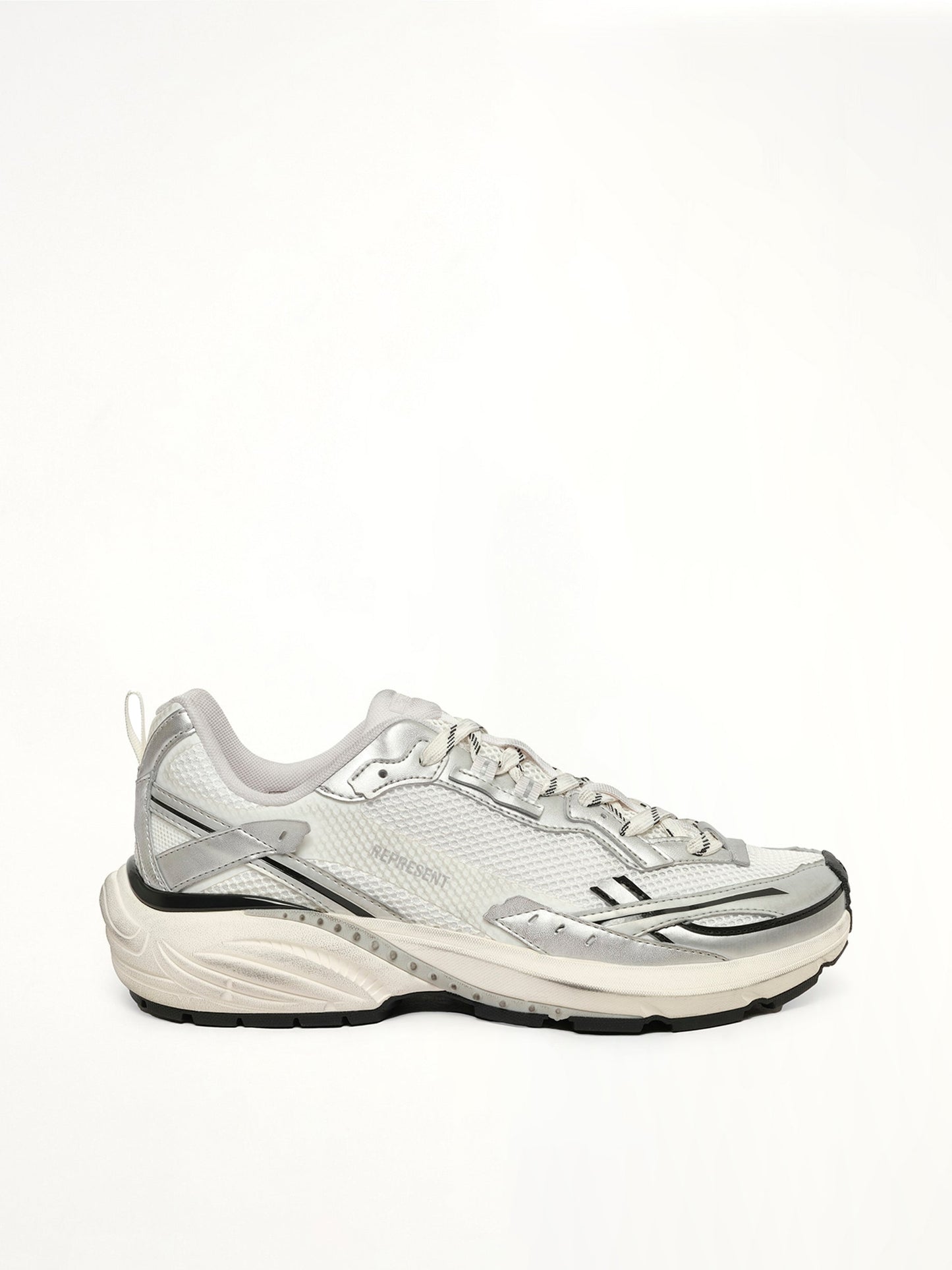 Image of Sneakers. Product name - Storm Deconstructed Sneaker in White colour by brand - REPRESENT