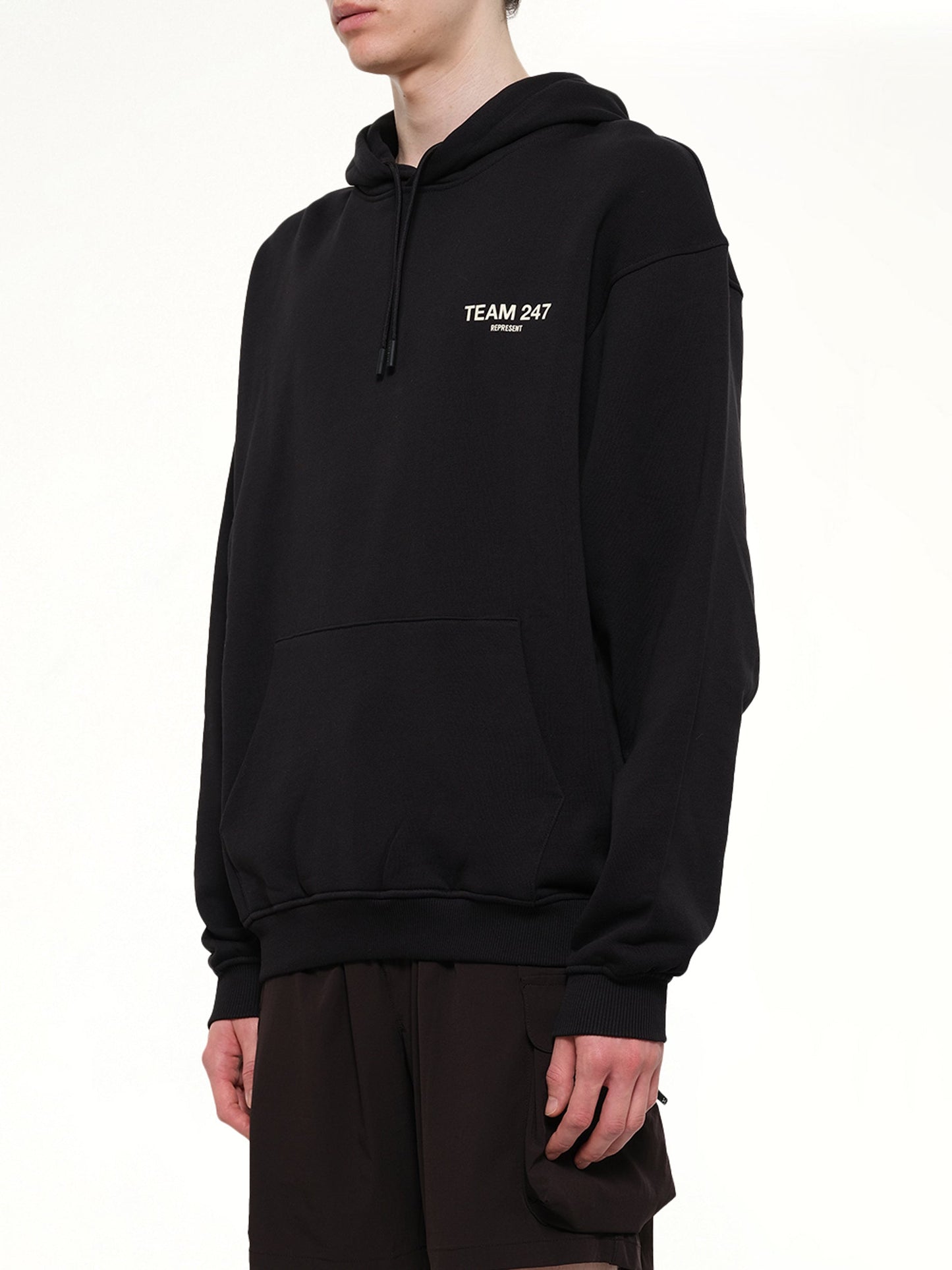 REPRESENT Team 247 Oversized Hoodie (Black)