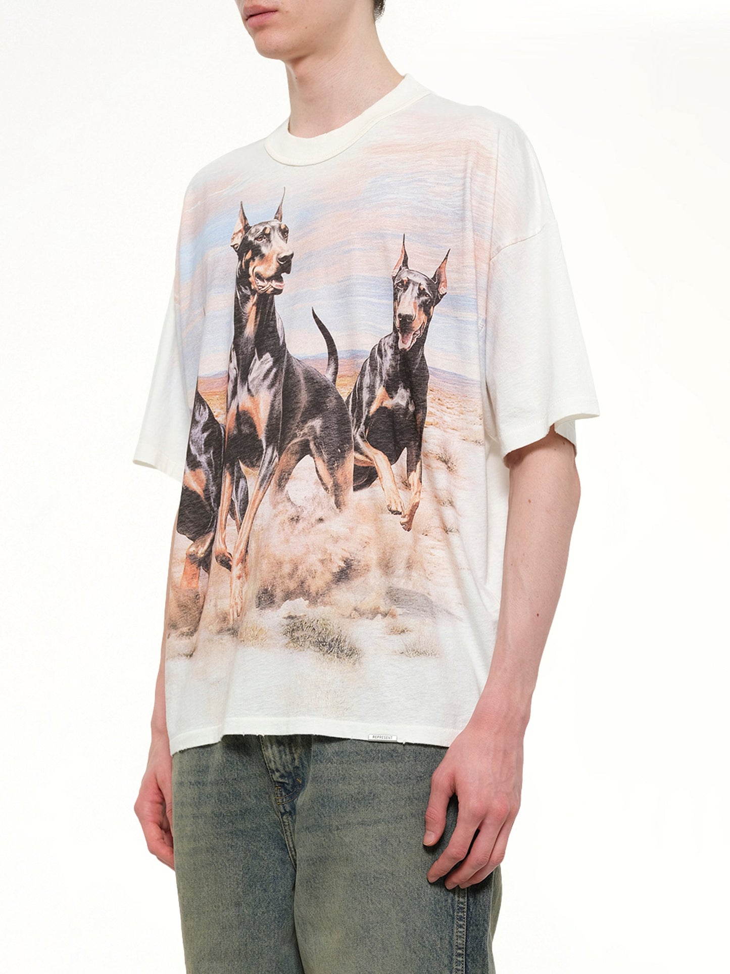REPRESENT Western Dobermans T-Shirt (White)