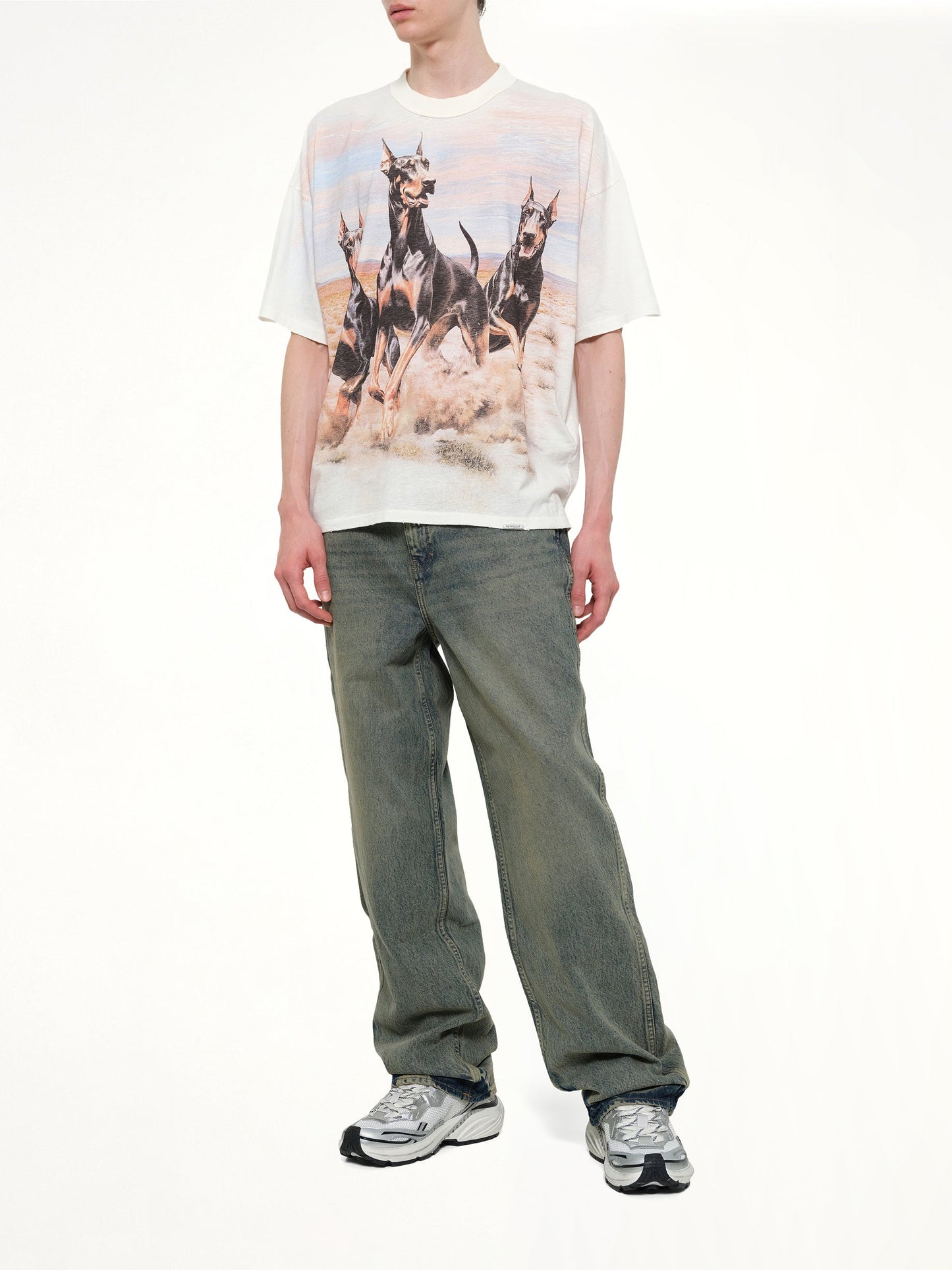 REPRESENT Western Dobermans T-Shirt (White)
