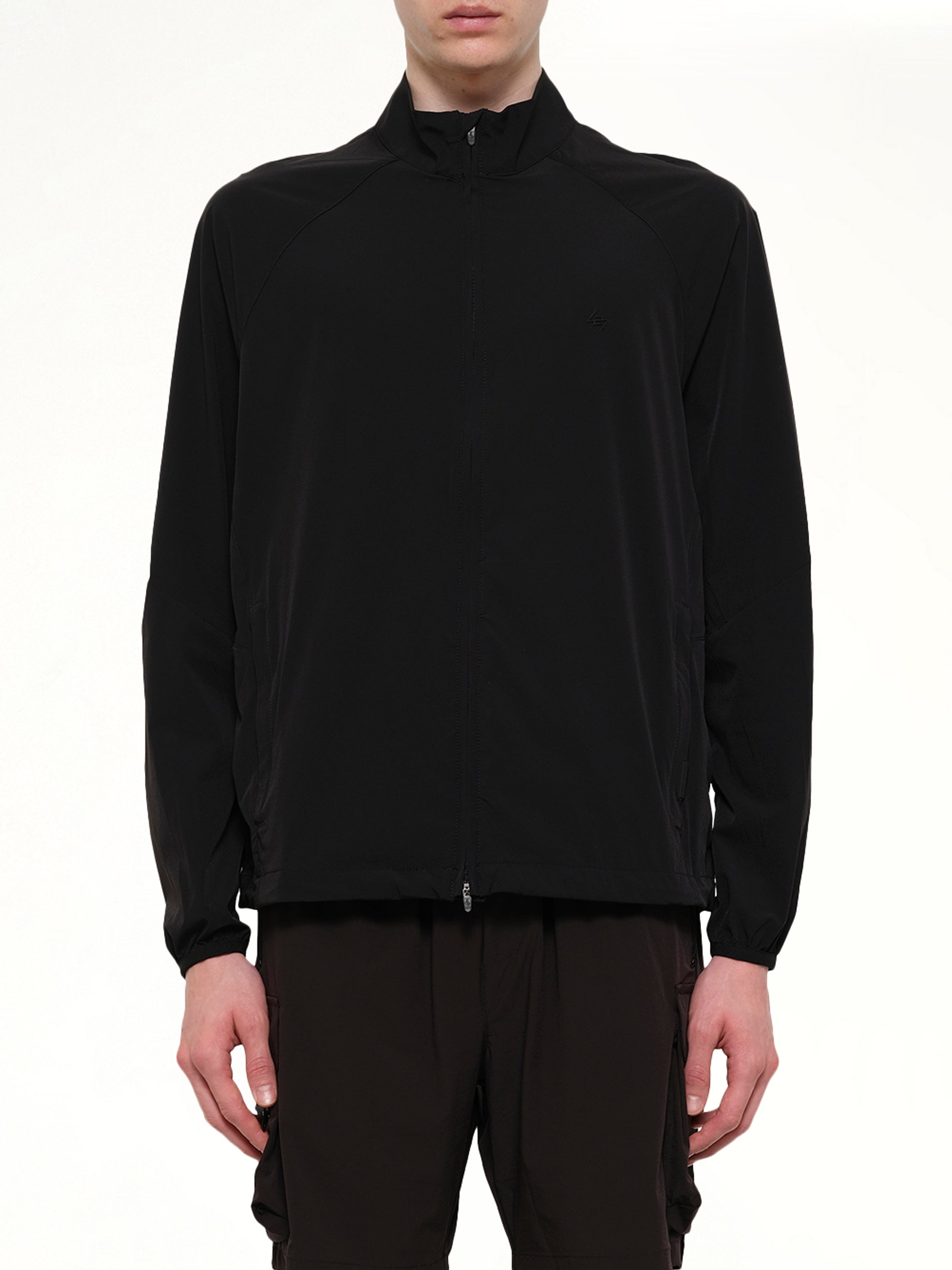 Image of Coats & Jackets. Product name - 247 DNA Track Jacket in Black colour by brand - REPRESENT