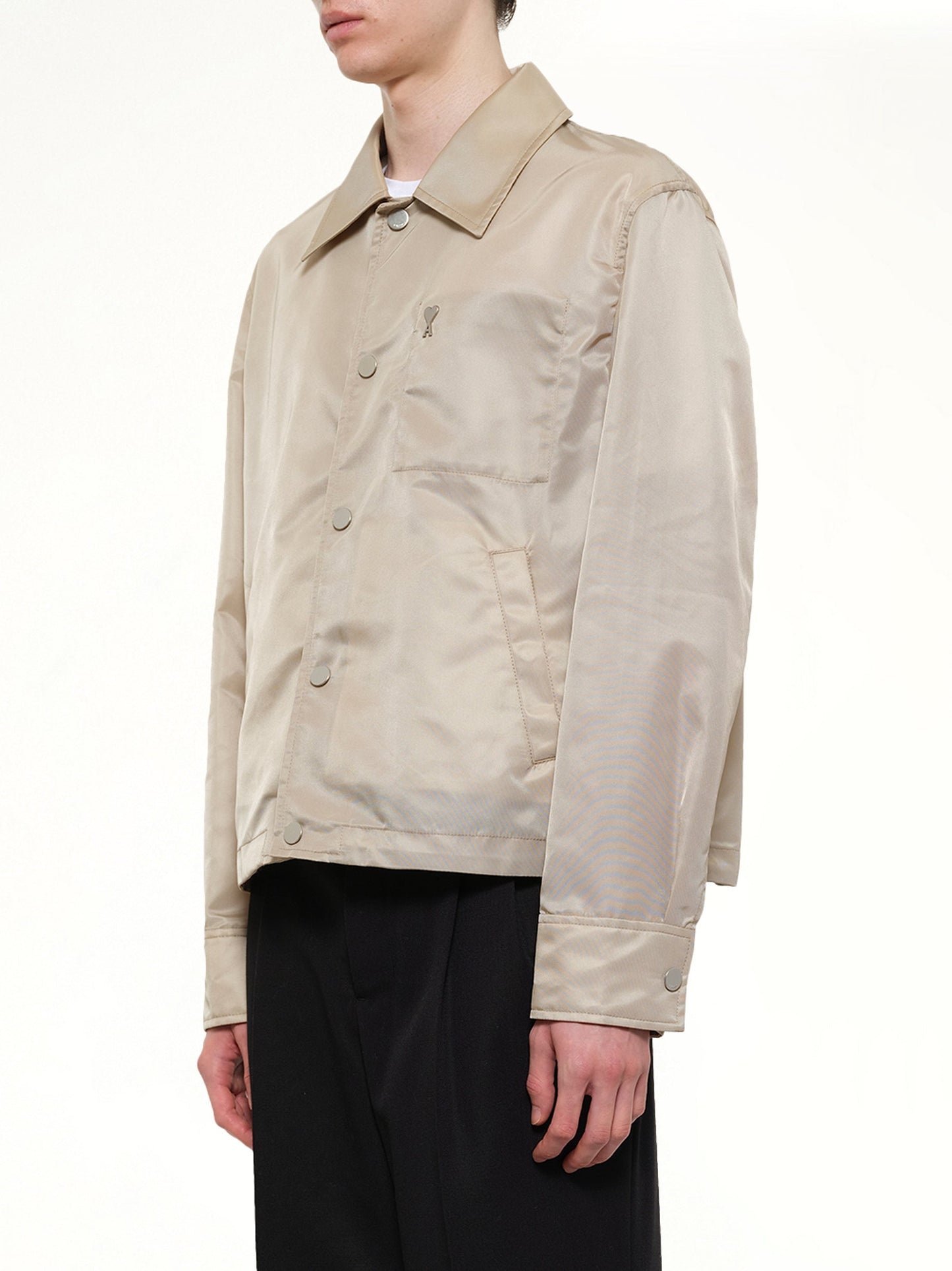 PARIS Ami De Coeur Coach Jacket (Beige)