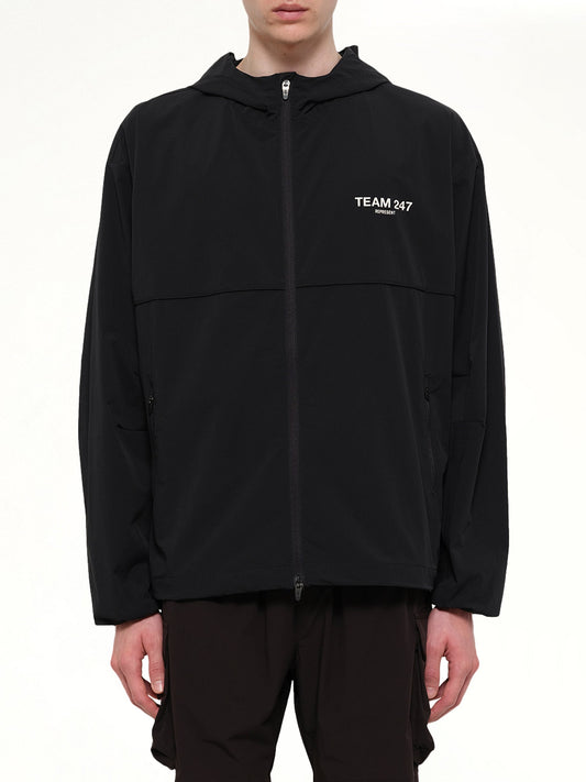Image of Coats & Jackets. Product name - Team 247 Track Jacket in Black colour by brand - REPRESENT