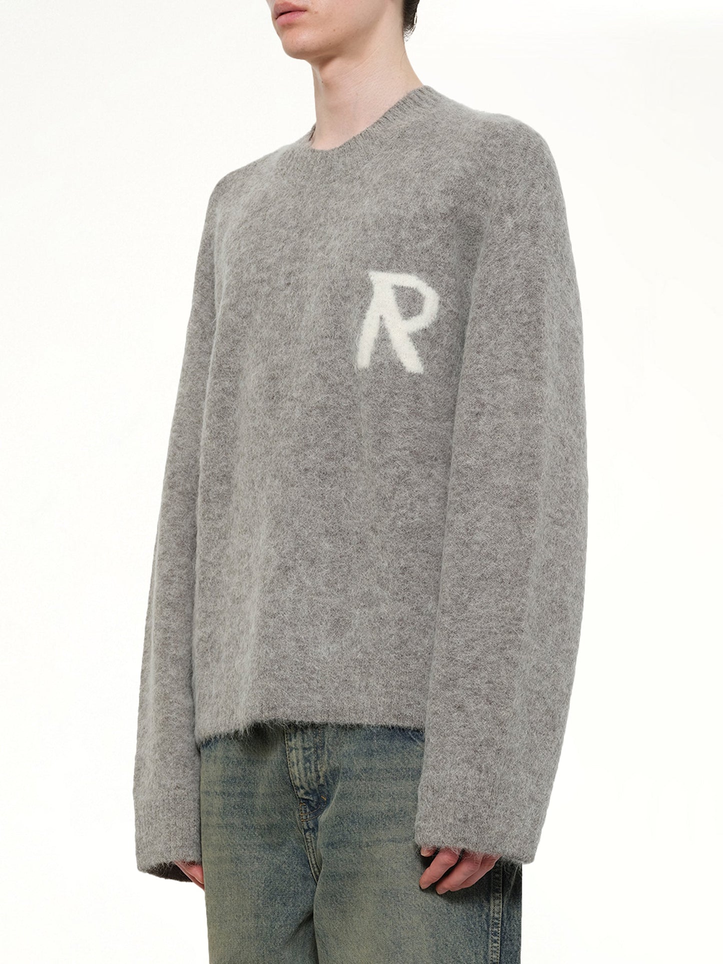 REPRESENT Logo Knit Sweater (Grey)