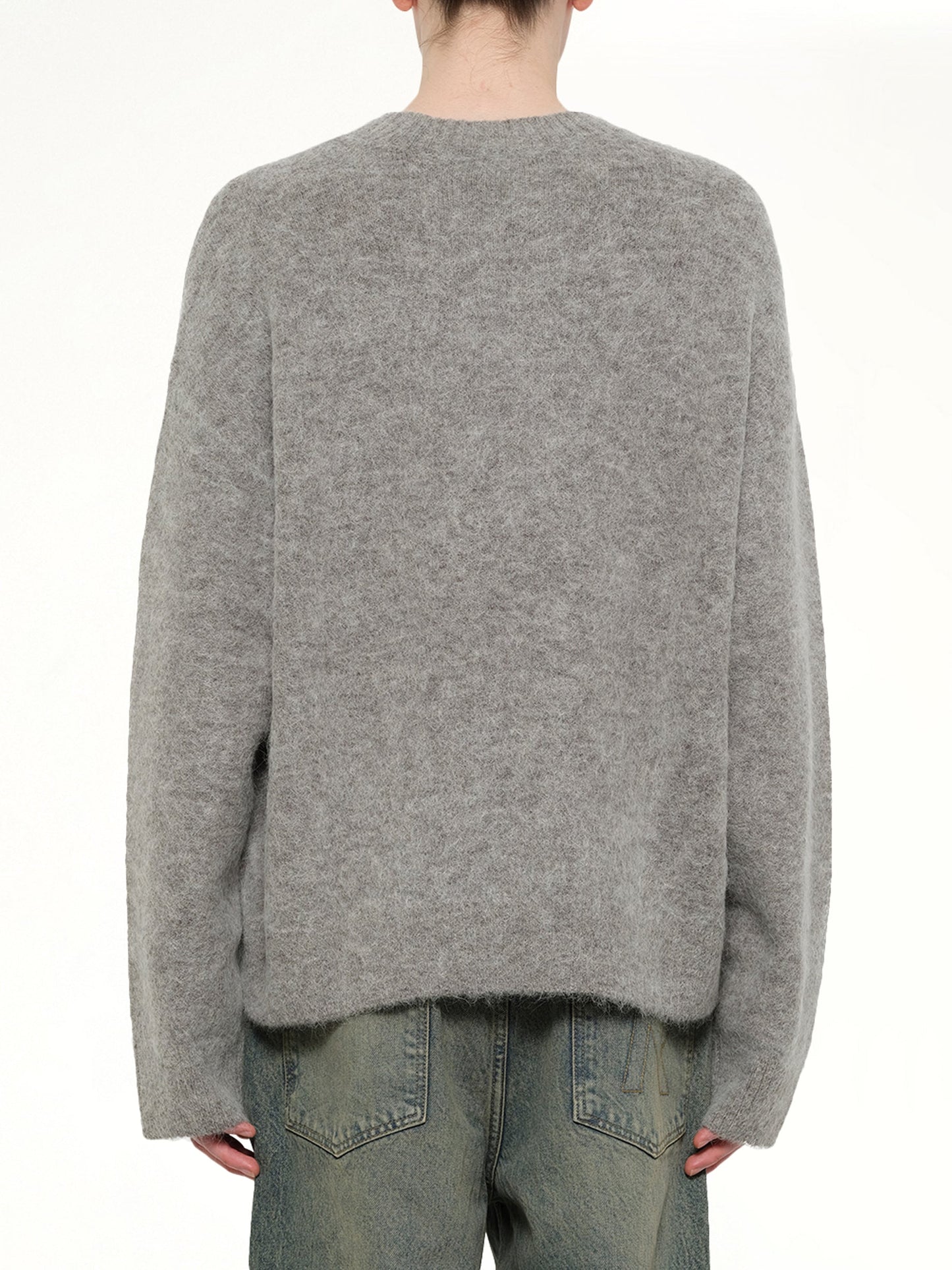 REPRESENT Logo Knit Sweater (Grey)