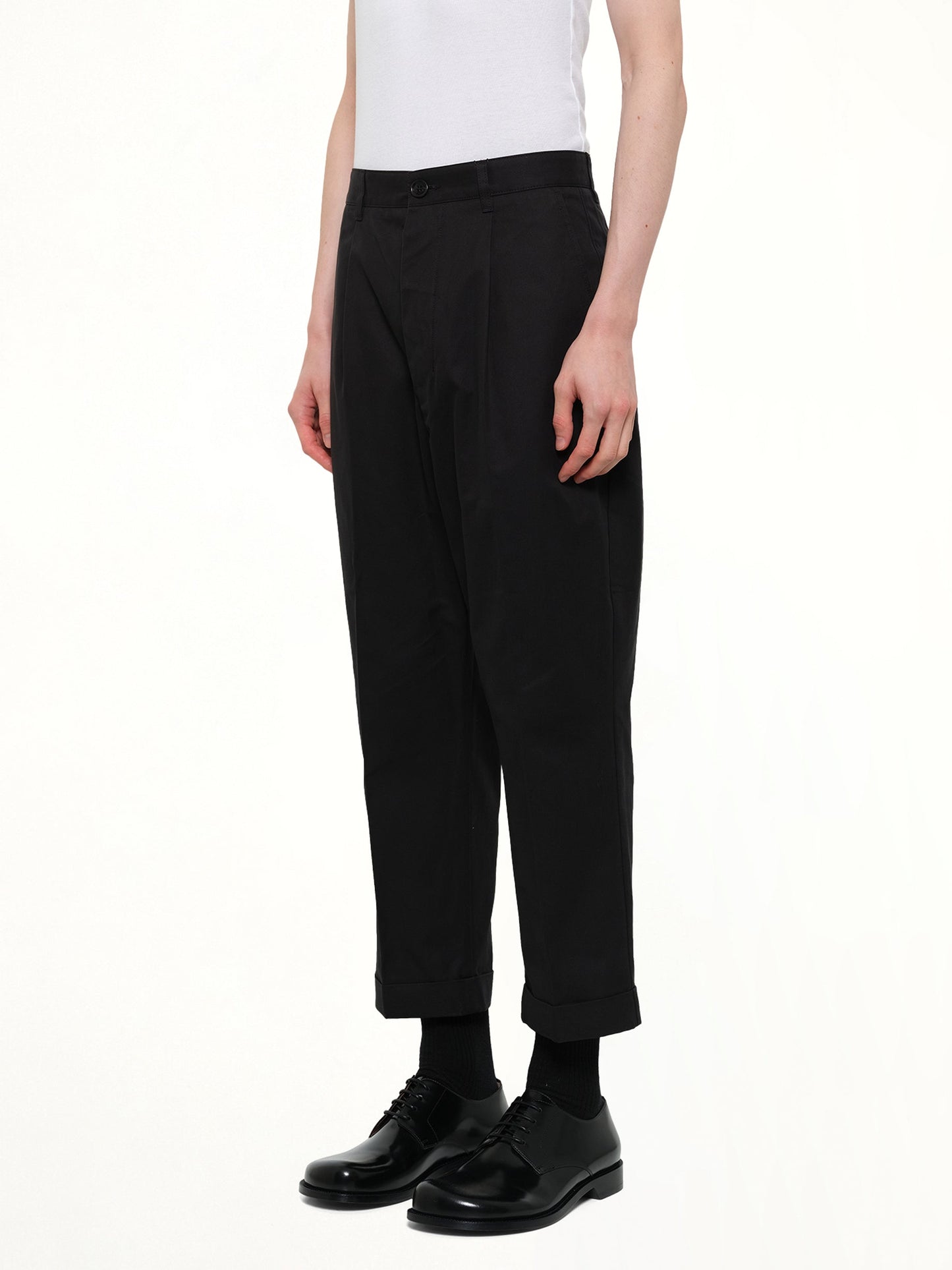 AMI PARIS Carrot Oversized Trouser (Black)