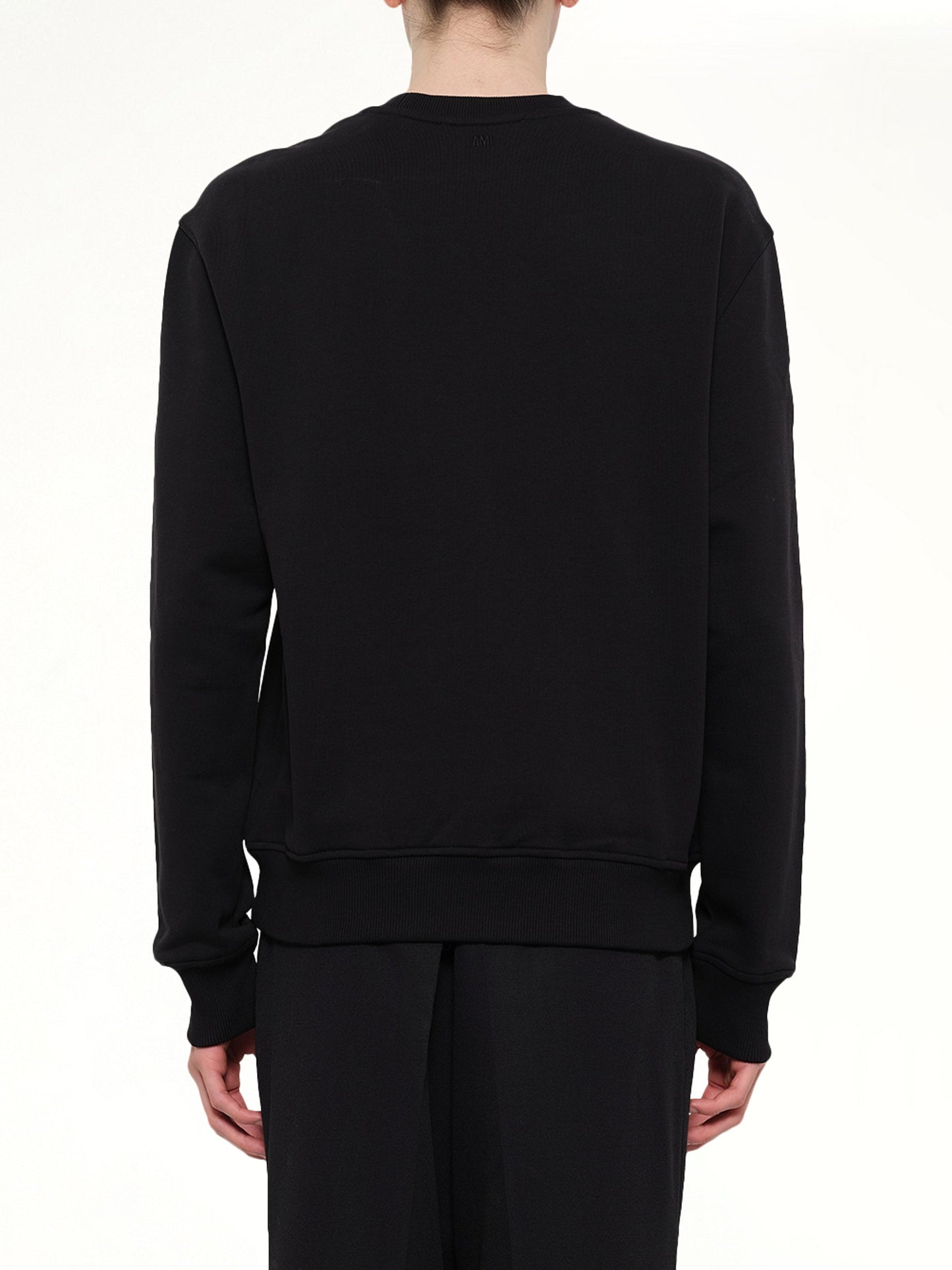 AMI PARIS Contrasted ADC Sweatshirt (Black)