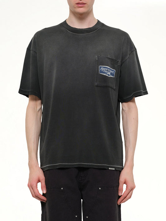 Image of T-Shirts. Product name - Nothing Faster T-Shirt in Black colour by brand - REPRESENT