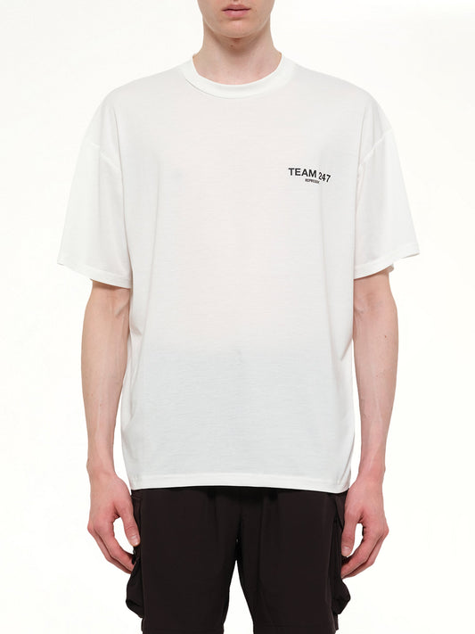 Image of T-Shirts. Product name - Team 247 Oversized T-Shirt in White colour by brand - REPRESENT