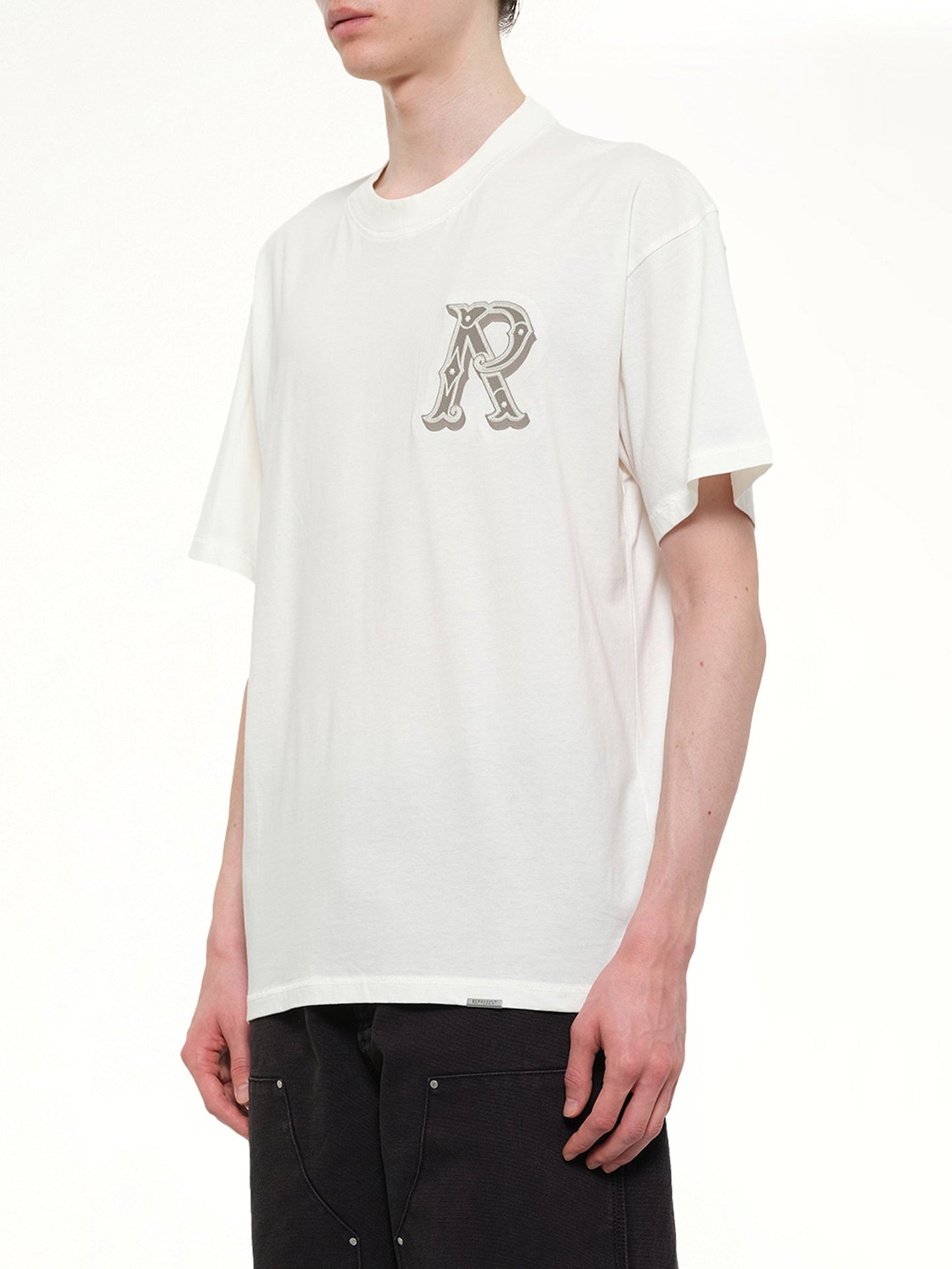 REPRESENT Western Initial T-Shirt (White)