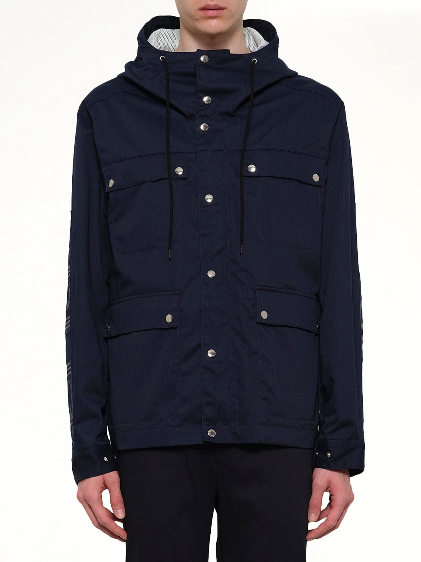 Image of Coats & Jackets. Product name - Paris Parka Jacket in Blue colour by brand - KENZO